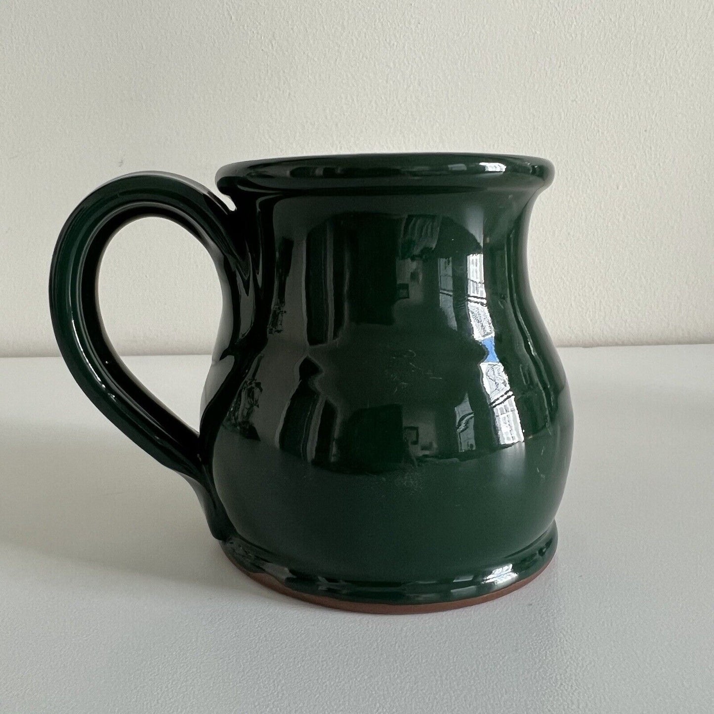 Deneen Pottery Mug 2007 Inn Cottages Orchard Gap Fancy Gap VA Hand Thrown Green